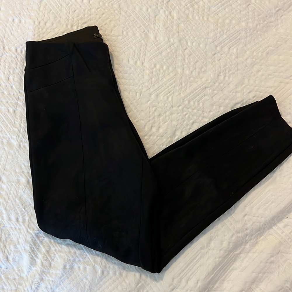 Black Suede Pants